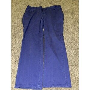 Lee Platinum Label Classic Fit Straight Leg Jean Womens 16W Petite Purple/blue